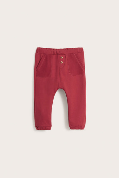 Baby red joggers