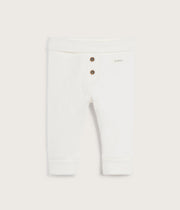 Baby white basic leggings